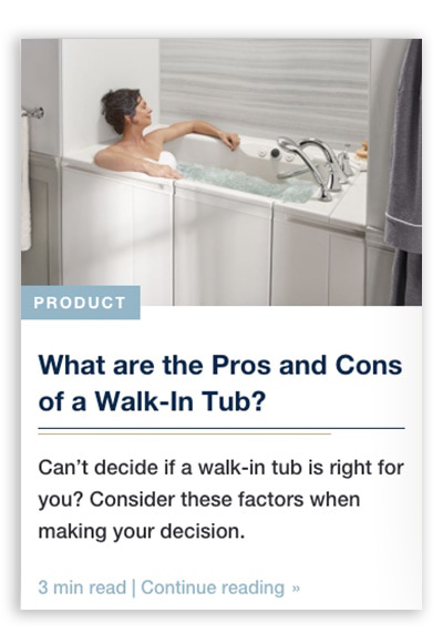 Image of blog post for KOHLER Walk-In Bath