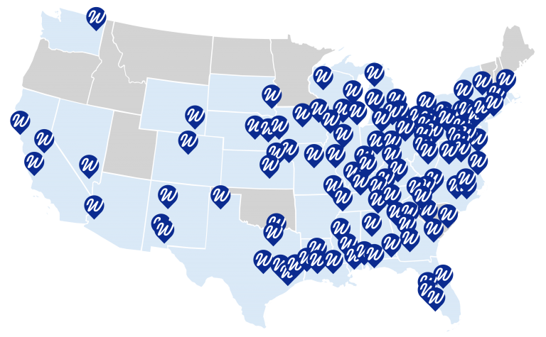 Map of Window World Locations