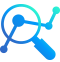 SEO magnifying glass icon