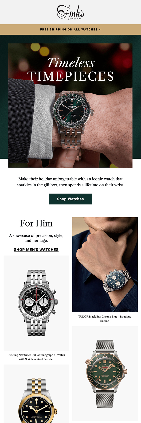 Finks Email Design example
