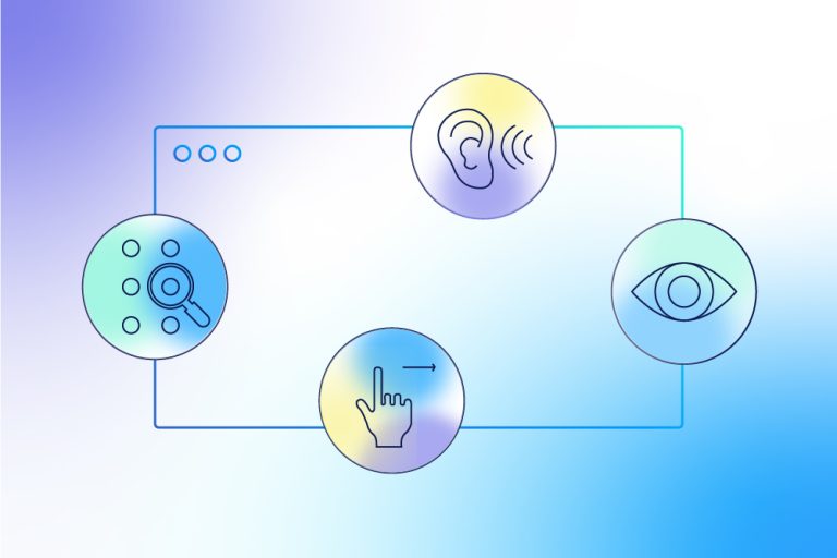Inclusive and Accessible website illustration