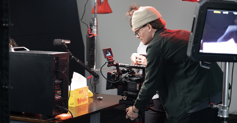 Behind the scenes of Bojangles video shoot