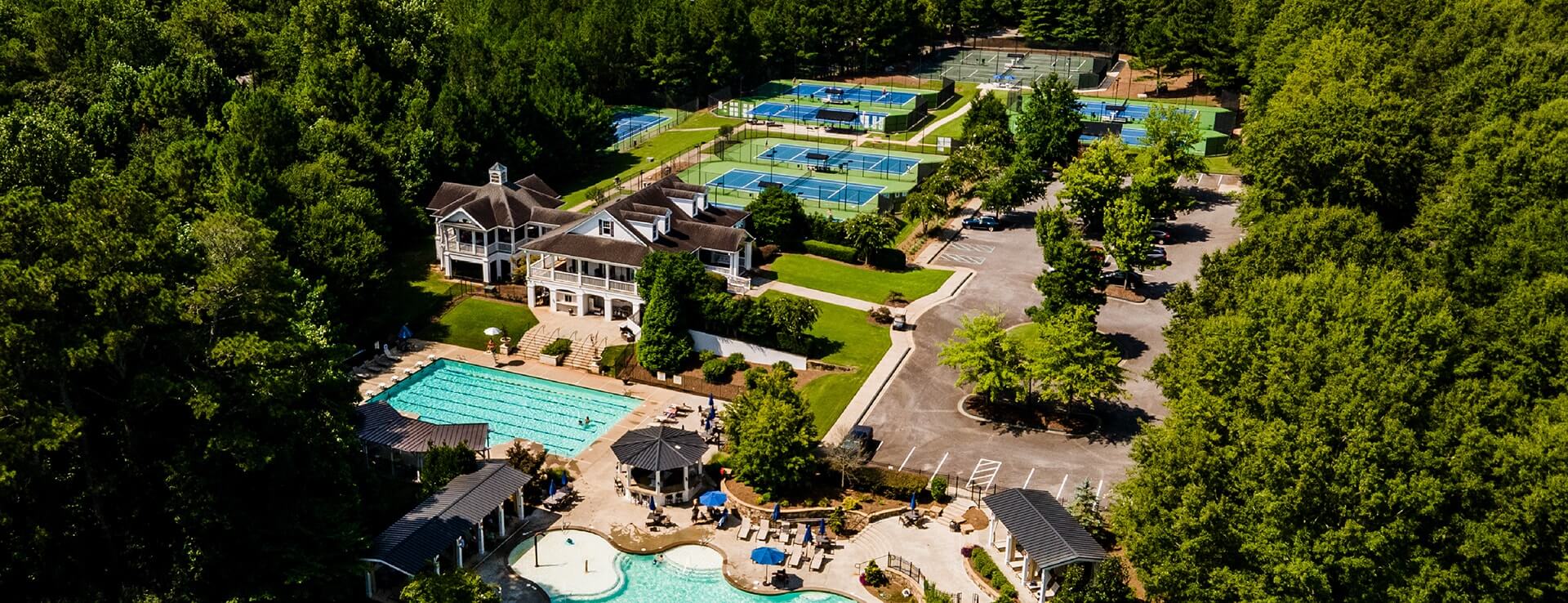 Invited Country Club aerial shot