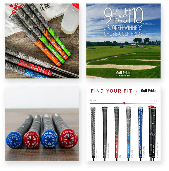Social posts for Golf Pride
