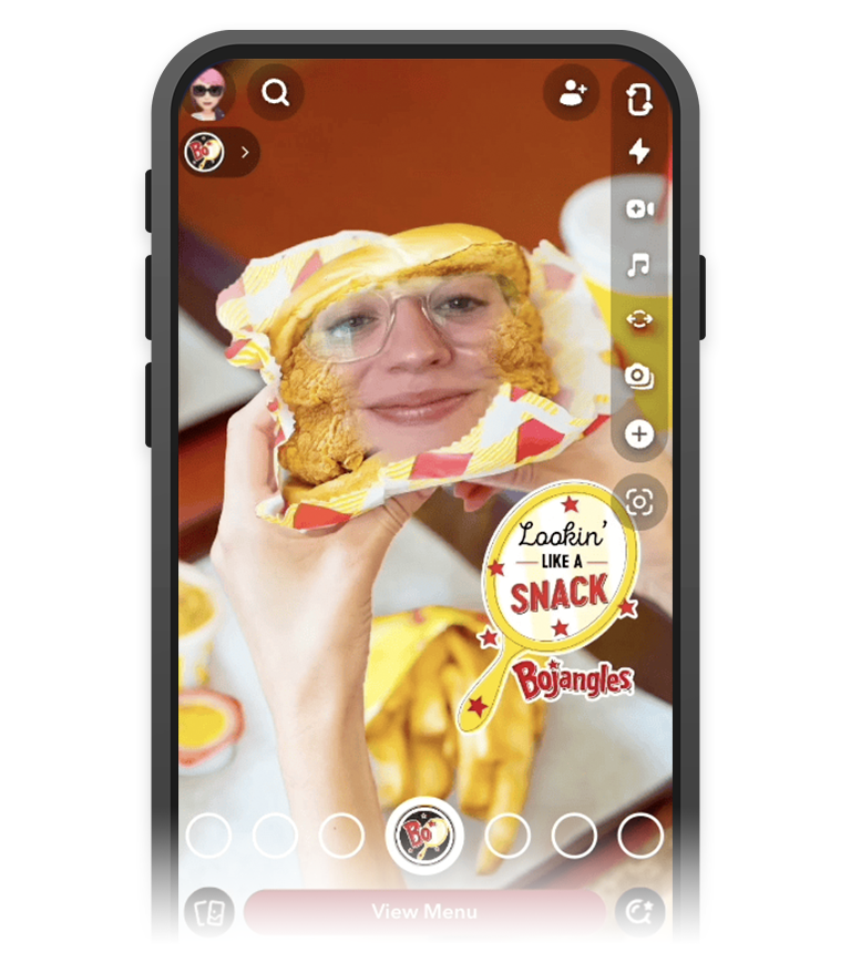 Bojangles Snapchat Filter