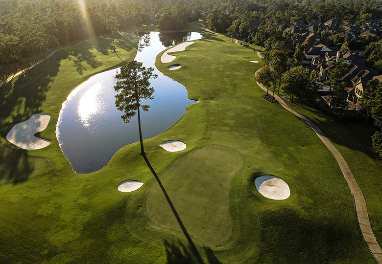 Woodlands Country Club from above