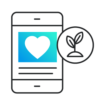 organic social icon