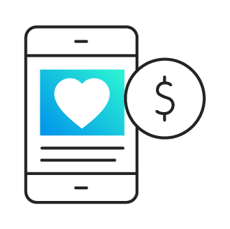 paid social icon