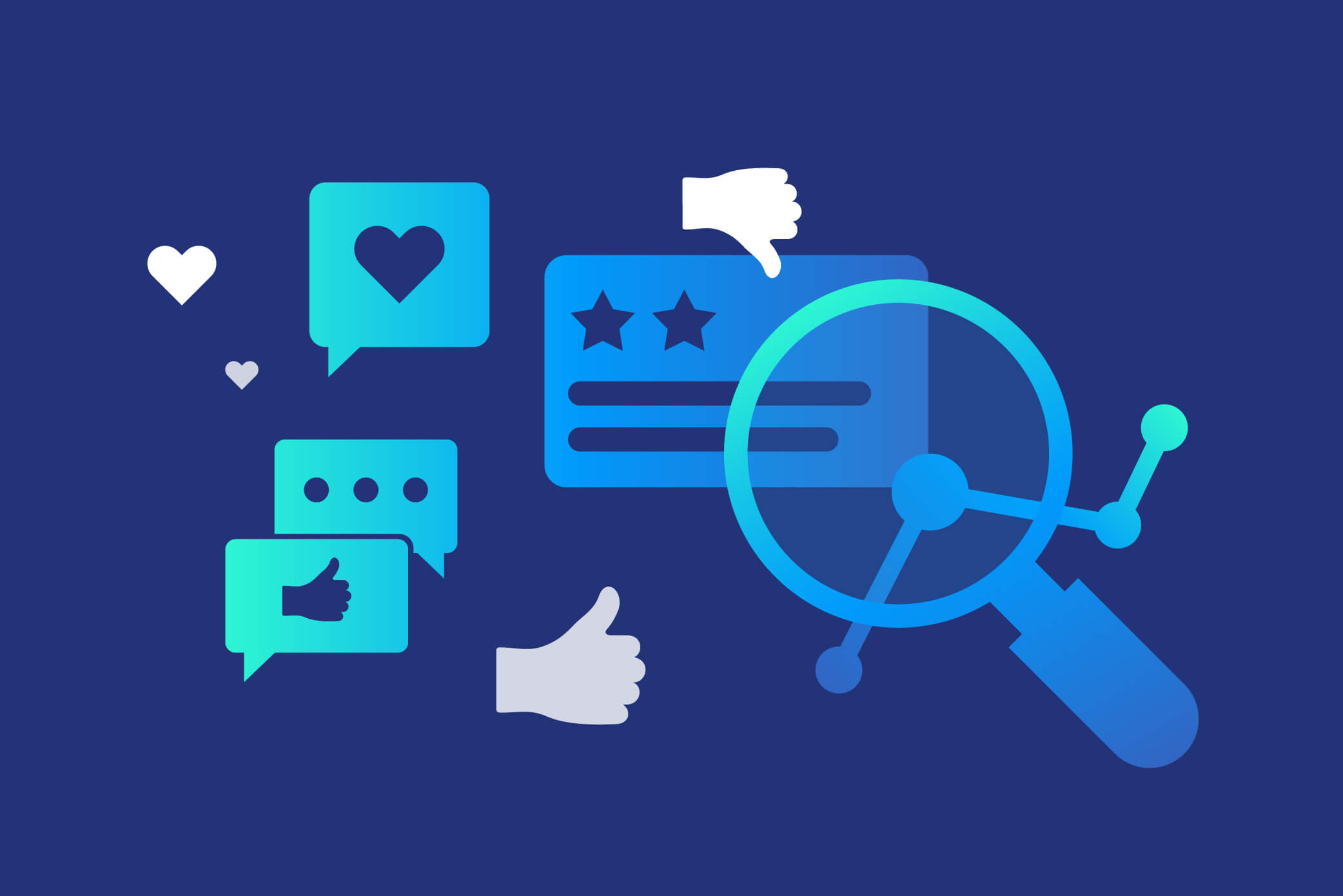 Social Media Community Management Illustration