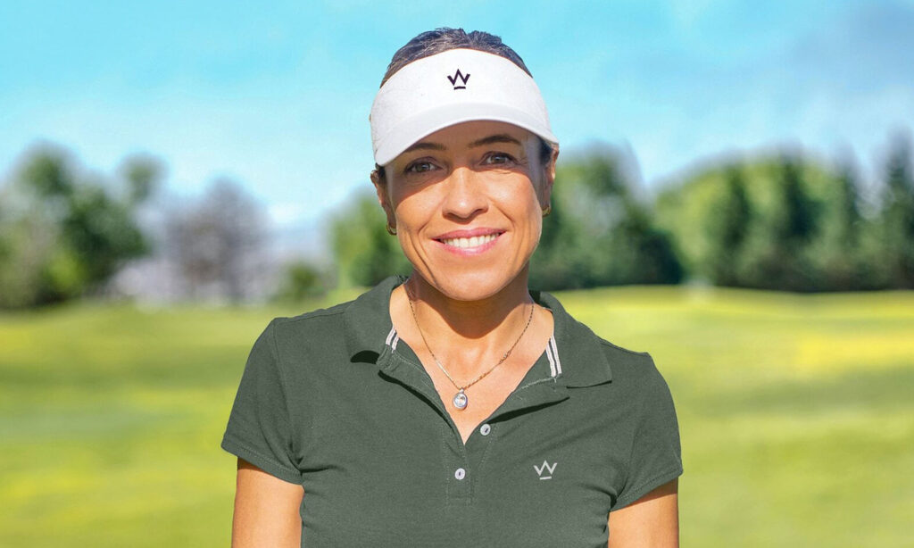 Westlake branding on visor