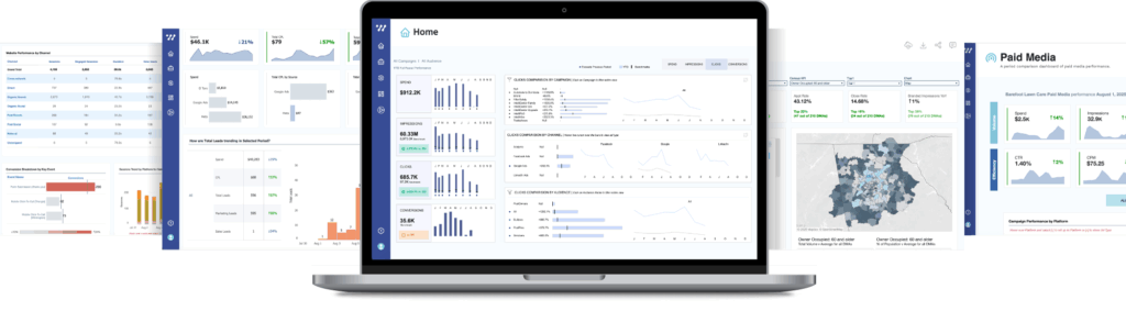 Waves dashboard mockups