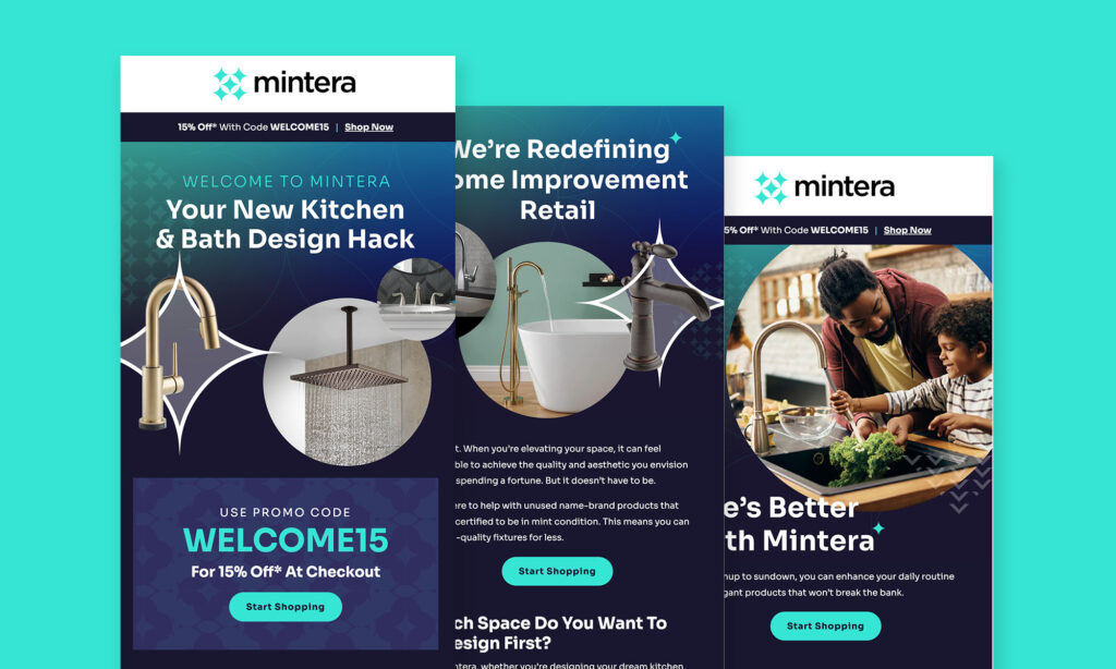 Email drip series for Mintera