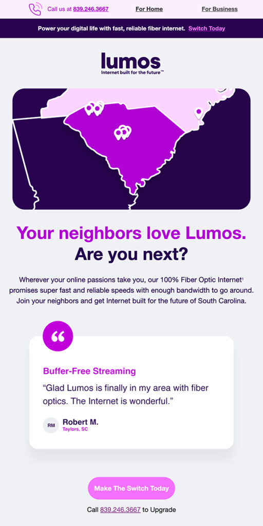 Lumos Email Preview: Reviews