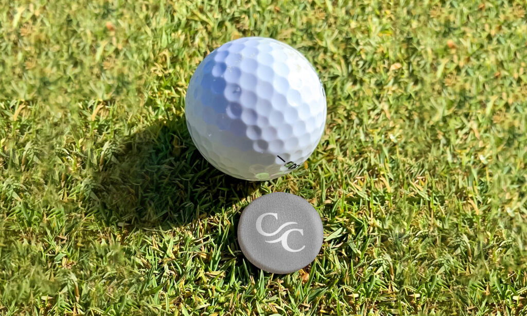 Canyon Creek ball marker branding