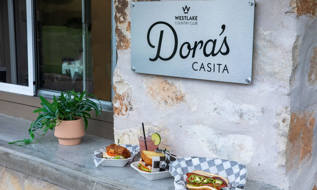 Dora's Casita restaurant branding 