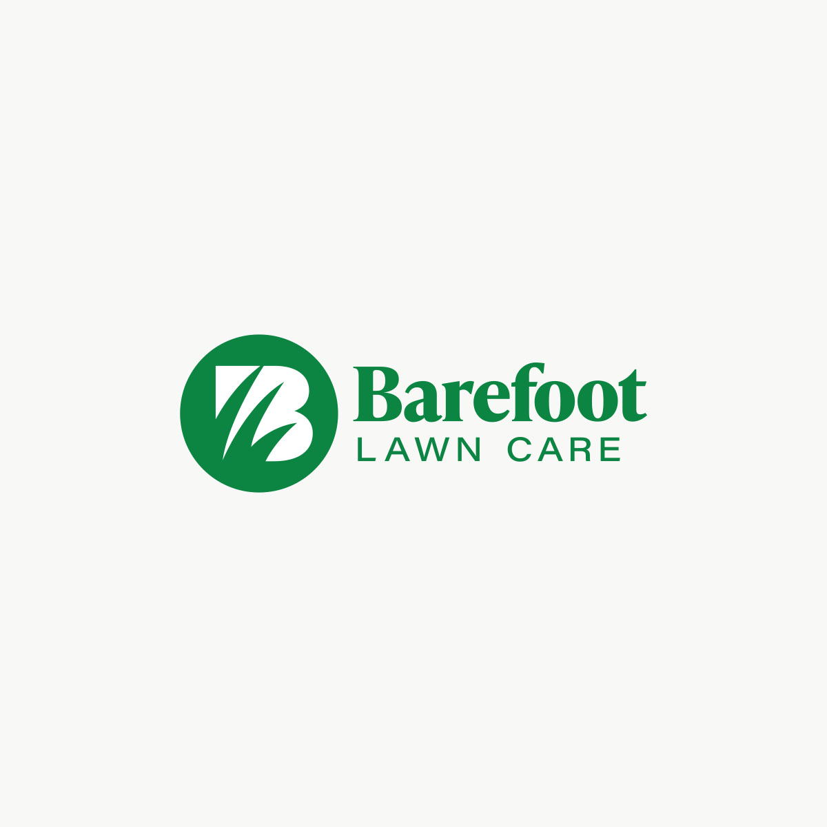 Barefoot Lawn Care logo mark