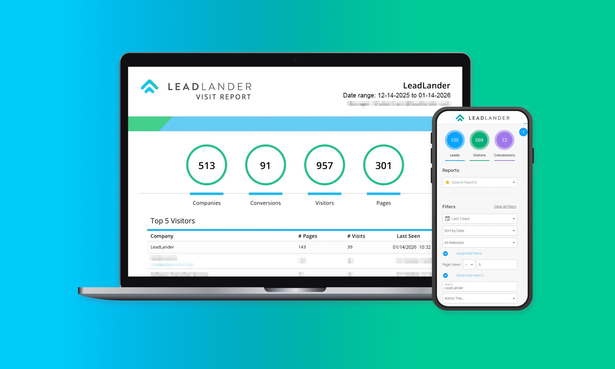 LeadLander Dashboard
