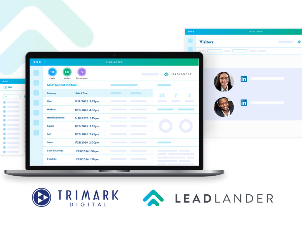 TriMark Digital and Leadlander acquisition logos