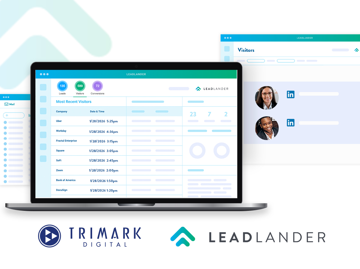 TriMark Digital and Leadlander acquisition logos